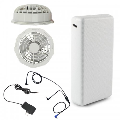 [Pin 20.000mAh] Bộ Phụ Kiện Chính Hãng Của Áo Điều Hoà KITO Pin Chạy 10-12 Tiếng, Sạc Đầy 7 Tiếng